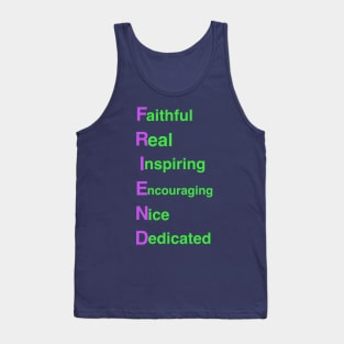 FRIEND: Thoughtful Gifts for Friends Tank Top